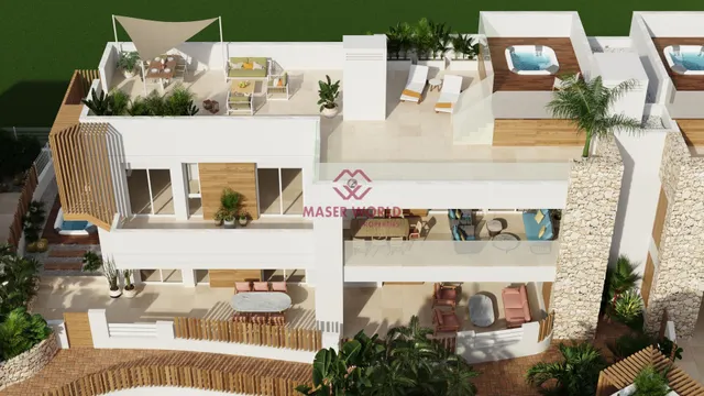 Villas y bungalows de nueva construcción a solo 250 metros de la playa en Mar de Pulpí — 10
