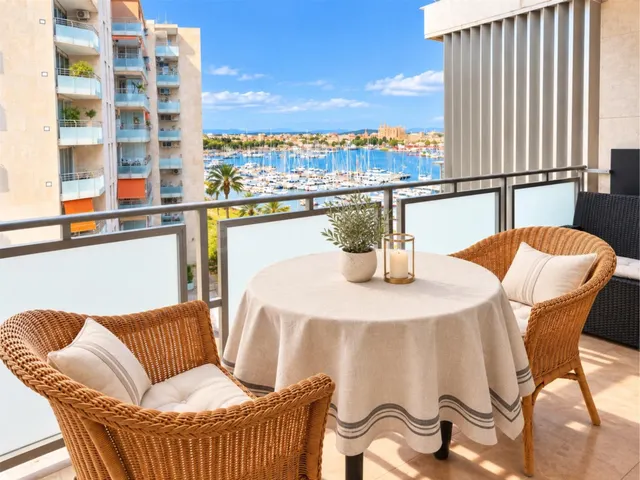 Piso con terraza y vistas al puerto en el Paseo Marítimo de  - foto 2