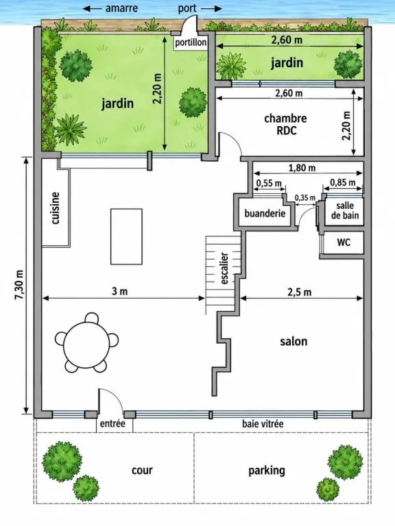 Casa de 3 dormitorios con amarre privado de 10 x 3,50 m, licencia turística y piscina comunitaria – Port Estrella, Santa Margarida, Roses — 35