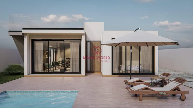 Villa de estilo ibicenco en un tranquilo pueblo español — 3