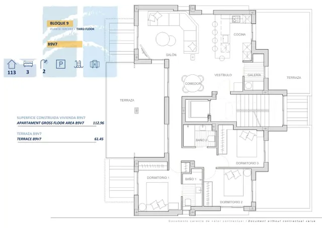 Ático 3 habitaciones 112m² en venta - Dolores de Pacheco-Santa Rosalía — 27