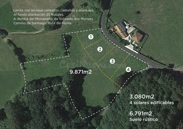 SOLAR EN VENTA EN SOBRADO DOS MONXES - foto 2