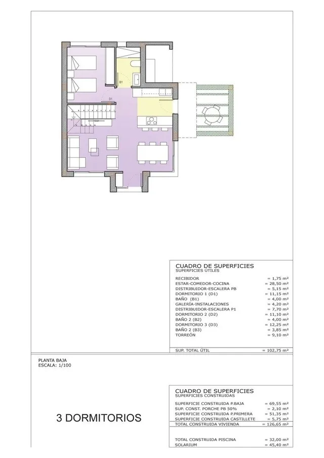 VILLA DE OBRA NUEVA EN PLAYA HONDA — 45