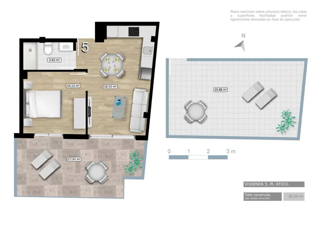 Estudios y apartamentos de nueva construcción en el centro de Torrevieja, cerca de la playa — 19