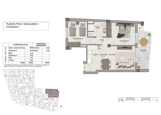Apartamento 2 habitaciones 63m² en venta - Eroski — 11