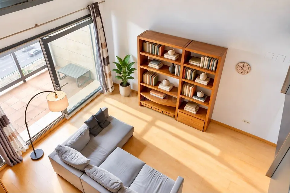 Loft dúplex de 90 m2 con terraza y zonas comunes