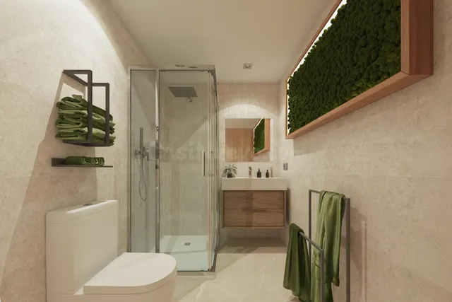 PISO a ESTRENAR en Planta Baja, con 2 dorm., amplia terraza y jardín privado. En Mijas Costa, cerca del MAR, GOLF y MONTAÑAS!!! — 10