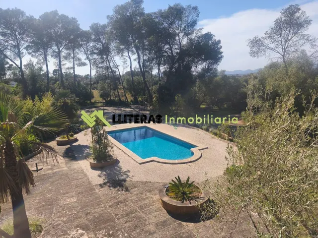 Finca en Algaida con gran piscina y pista de tenis privada b