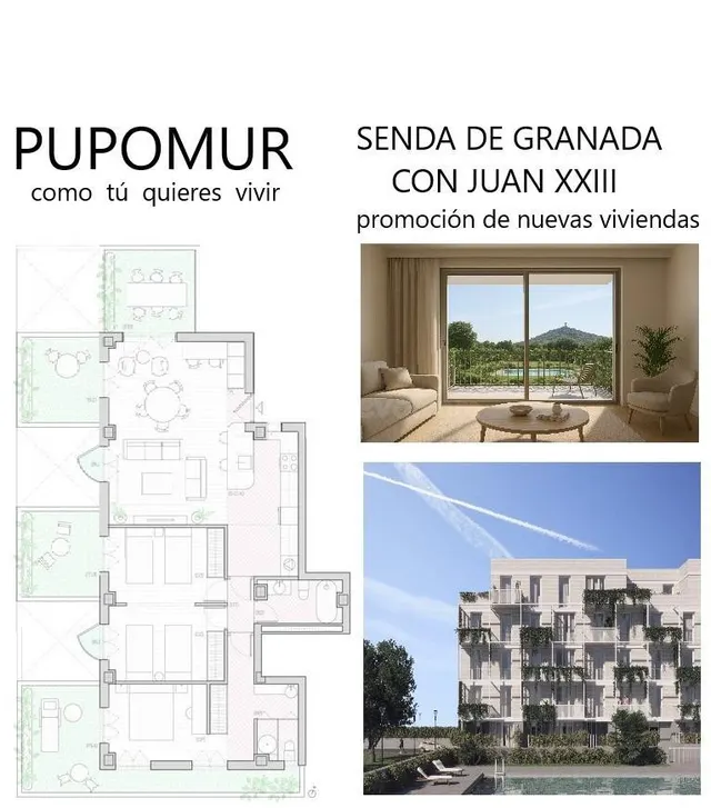 RESIDENCIAL PUPOMUR I, AL NORTE DE LA CIUDAD DE MURCIA. - foto 2