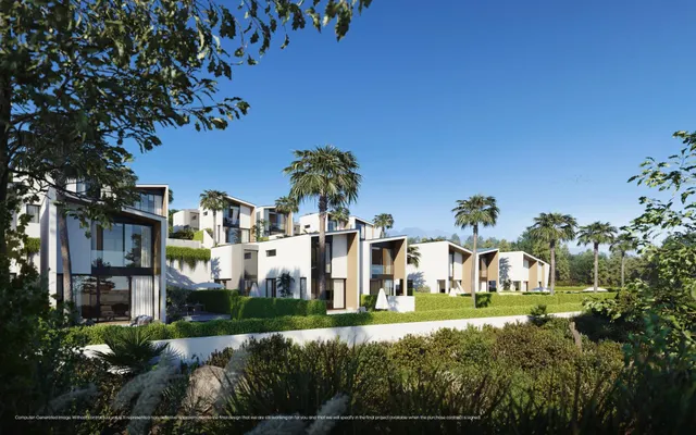 Casas modernas de 3 dormitorios con jardín privado y completas zonas comunes en Mijas Costa, Málaga — 14