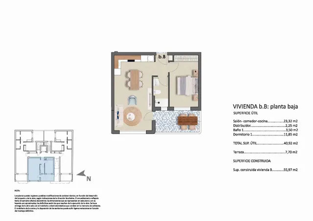 Apartamento 1 habitación 55m² en venta - El Mojón — 26