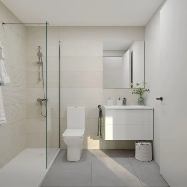 Fuengirola - Los Pacos - Obra Nueva pisos 2 y 3 dormitorios con 2 Garajes, Trastero, 2 Piscinas — 5