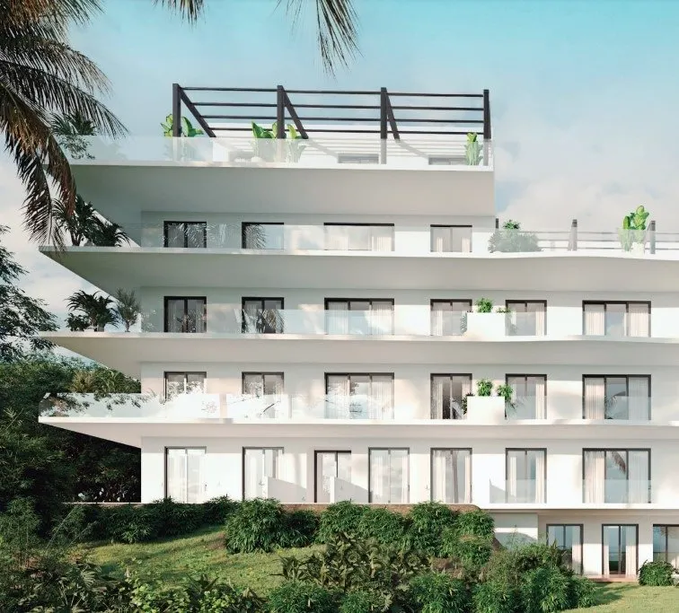 VENTA DE PISOS DE OBRA NUEVA EN EL FARO, MIJAS COSTA. 1, 2 Y 3 DORMITORIOS A 700 METROS DE LA PLAYA