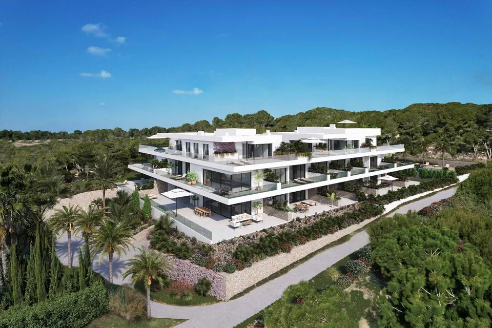 Lujosos apartamentos modernos de 3 dormitorios en un golf resort