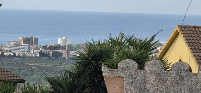 Vista al mar desde Oasis de El Vendrell