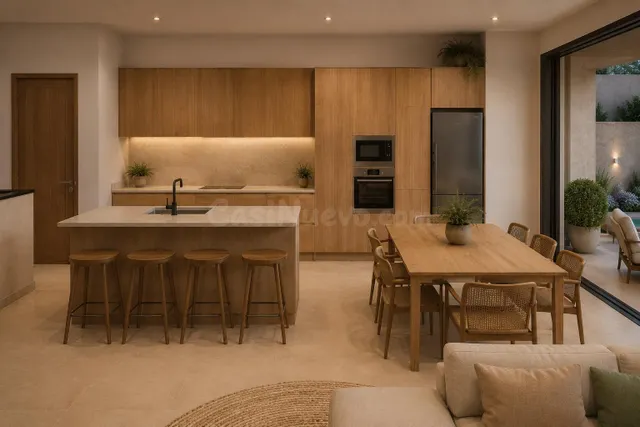 Exclusiva casa de nueva construcción con jardín y piscina en - foto 4