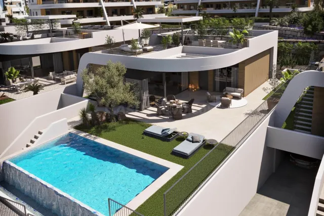 Villas de lujo con amplias parcelas en Finestrat de 4 dormit