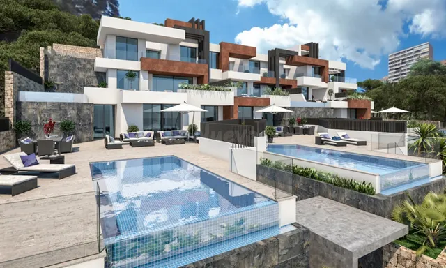 PRIMERA LÍNEA DE PLAYA EN BENIDORM Y CON PISCINA PRIVADA!!! — 4