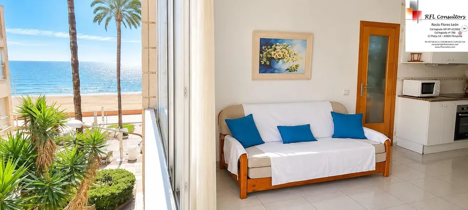 Acogedor Apartamento en Primera Línea de Playa en Torreblanca