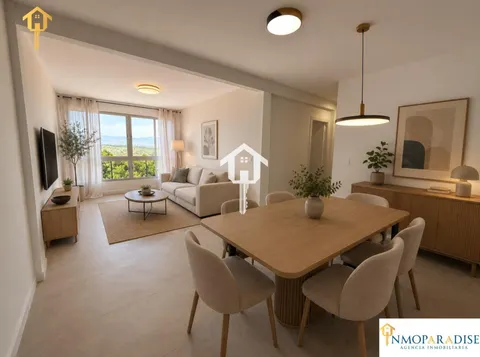 PISO EN VENTA EN ALICANTE, 75m2, 3 habitaciones UN BAÑO COMPLETO, SEGUNDA PLANTA CON ASCENSOR. PLAZA DE GARAJE . ZONA DE CIUDAD ELEGIDA