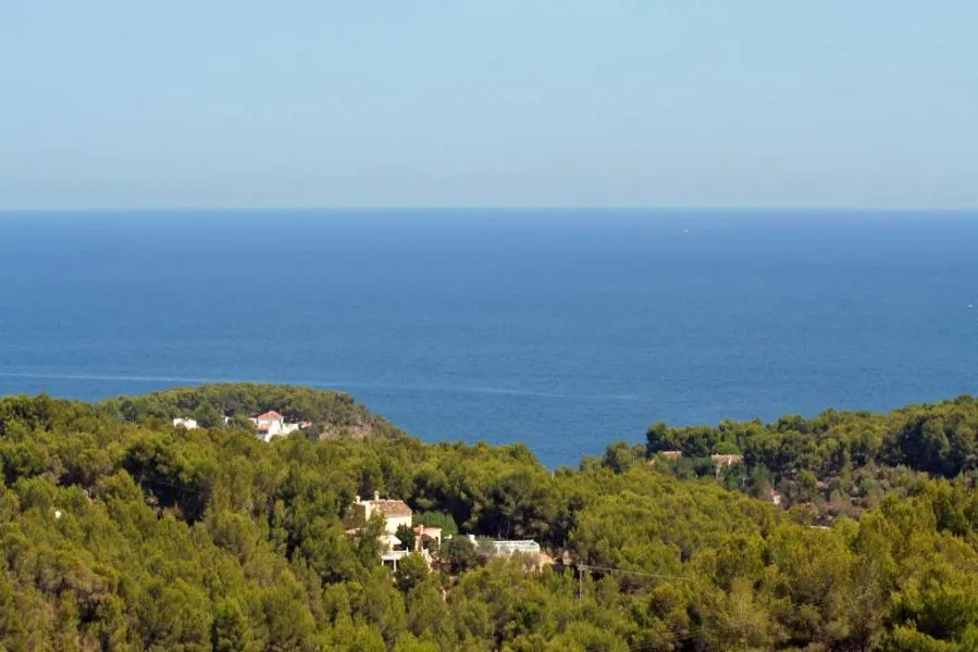 Parcela en Pedremala, Benissa con vistas panoramicas al mar de Moraira a Calpe