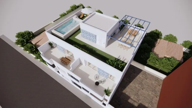 Apartamento de 2 dormitorios a la venta a unos pasos de la playa en Torre de la Horadada. — 23