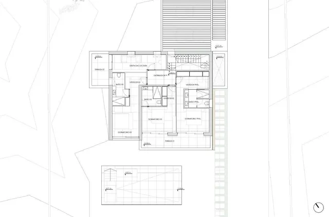 Moderna villa en construcción con orientacion al sur — 13