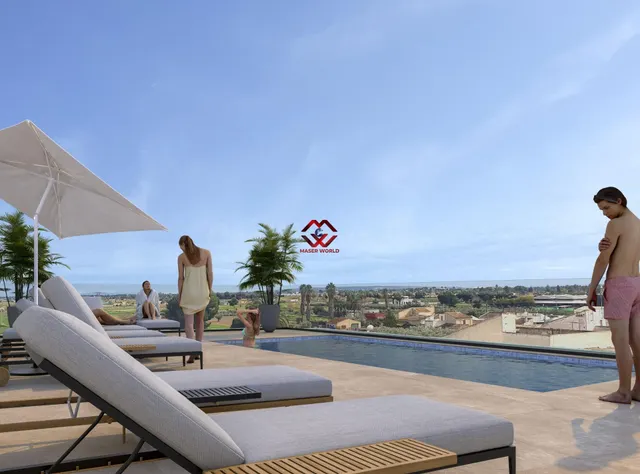 Apartamentos de nueva construcción en venta en Catral, Alicante, con piscina en la azotea — 2