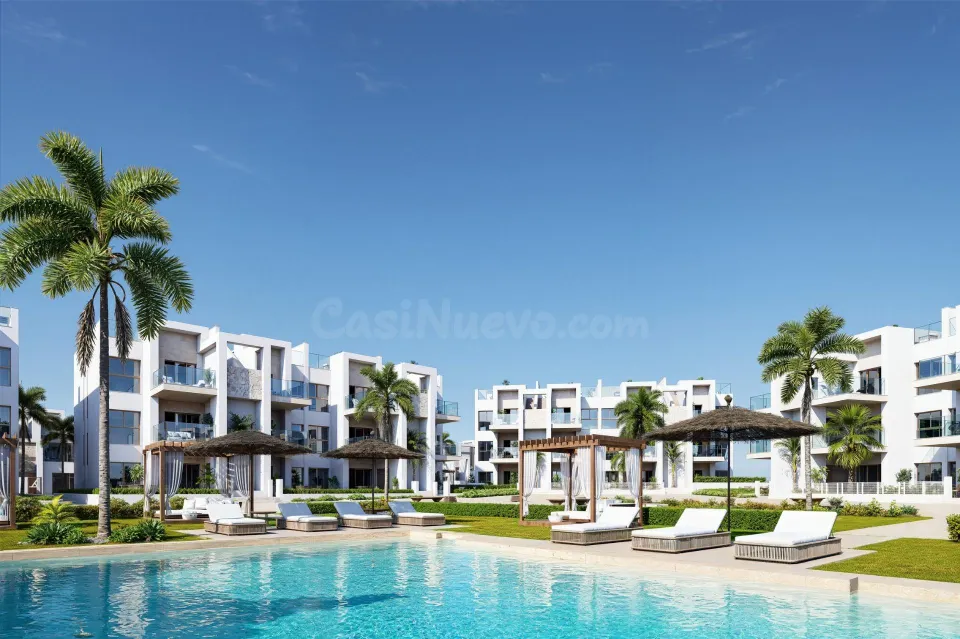 Apartamentos de nueva construcción en La Serena Golf-Los Alcázares, cerca de la playa