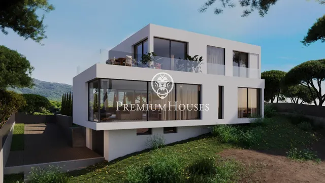 Casa en venta en zona exclusiva de El Mirador en Sant Andreu de Llavaneres con piscina — 8