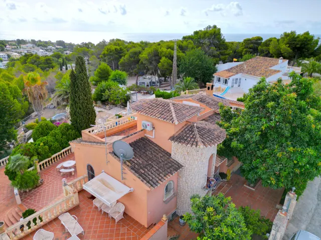 ✓Amplia Villa con Vistas al Mar, Piscina y apartamentos en Benissa, Costa Blanca. — 10