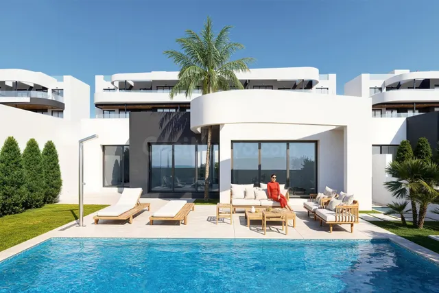 Apartamentos y villas de nueva construcción frente al campo  - foto 4
