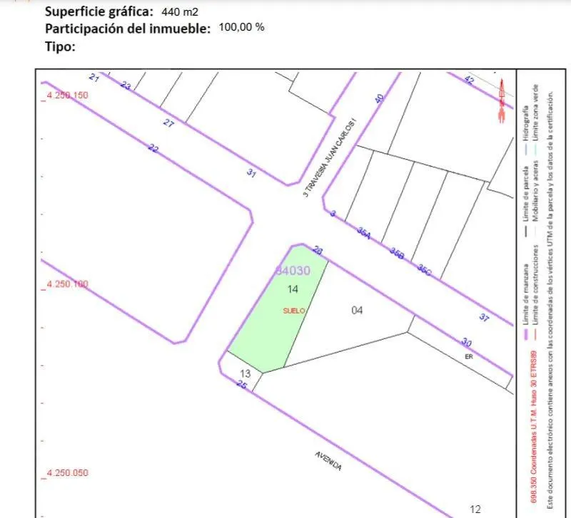 SE VENDE TERRENO EN MUY BUENA ZONA DE MONFORTE URBANO