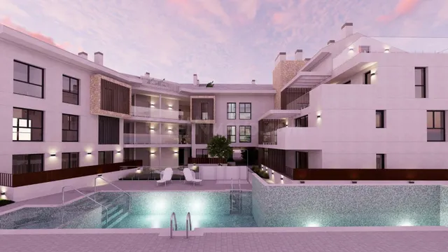 Apartamento moderno de 3 dormitorios a solo 100 metros del m