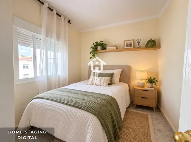 PISO EN VENTA EN ALICANTE. 66m2, 3 habitaciones, 1 BAÑO, CUARTA PLANTA SIN ASCENSOR. ZONA DE ALTOZANO — 36