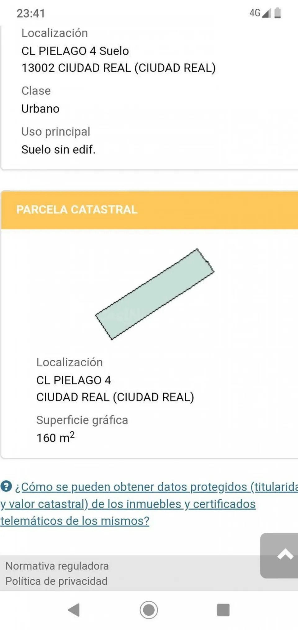 Terreno en venta en calle de Piélago, 4