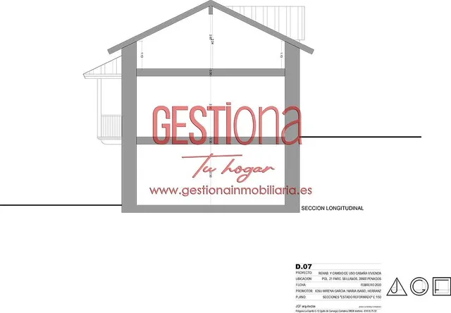 CABAÑA CON ARROYO,  PROYECTO Y CAMBIO DE USO EN LLANOS. PENAGOS — 17