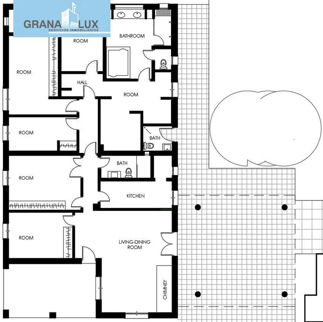 Chalet independiente con pozo propio y placas solares — 38