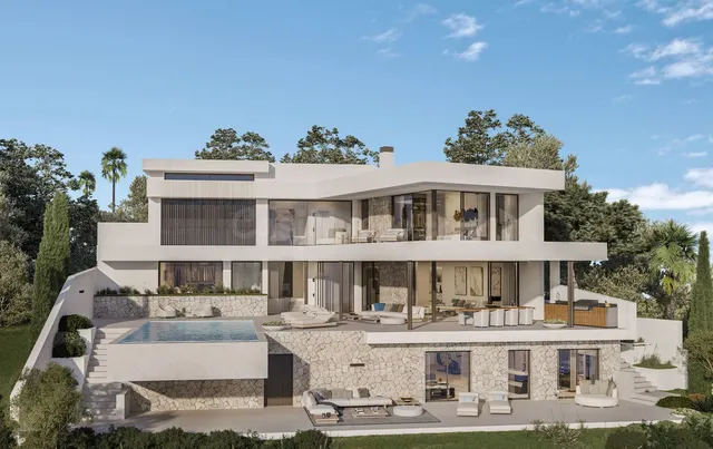 Terreno con vistas al mar en Mijas para construir casa unifa