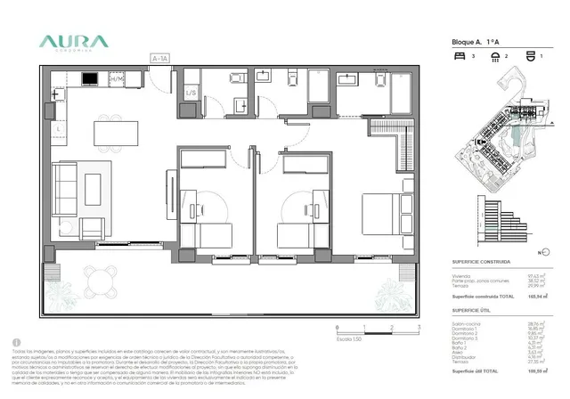 Tu nuevo hogar en AURA: 3 dormitorios, terraza y piscina. — 19