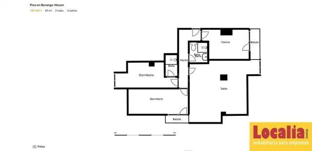 Atractivo piso en venta en Beranga. — 27