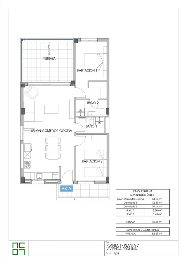 Ático 2 habitaciones 130m² en venta - Las Azaleas - Alkadir — 26