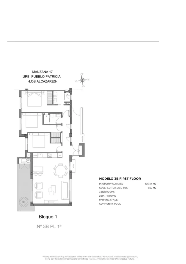 Apartamento 3 habitaciones 115m² en venta - Euro Roda — 21