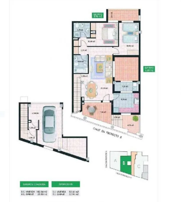 Piso 2 habitaciones 108m² en venta - Comunidad valenciana
