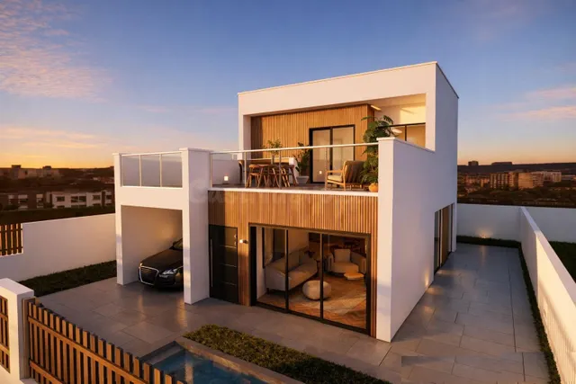 Villa de 3 dormitorios con solarium y piscina privada a 800 