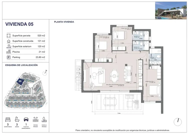 Villa 3 habitaciones 244m² en venta - Dorado Country Club — 34