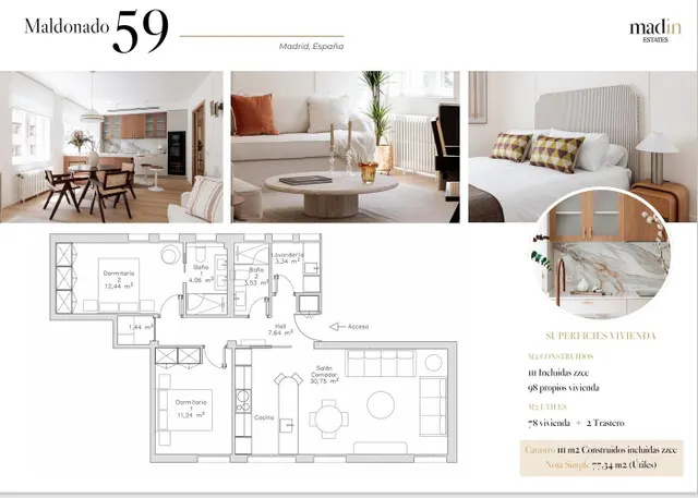 Piso 2 habitaciones 111m² en venta - Lista — 2