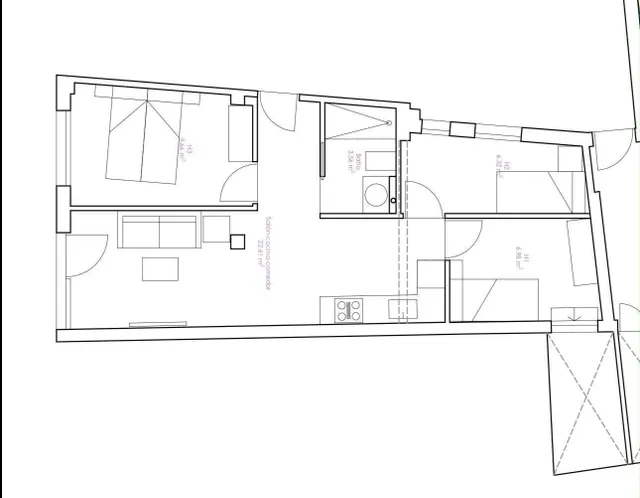 Planta baja 3 habitaciones 50m² en venta - Juderia - foto 2