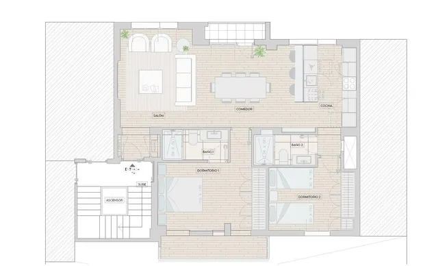 Piso 2 habitaciones 90m² en venta - Chamberí — 12