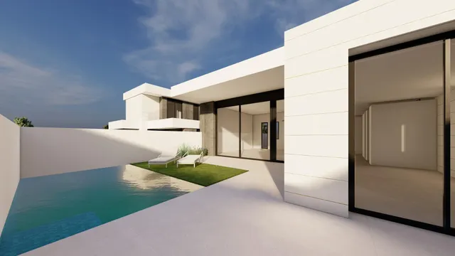 Villas modernas de nueva construcción en Pilar de la Horadada, cerca de la playa — 8